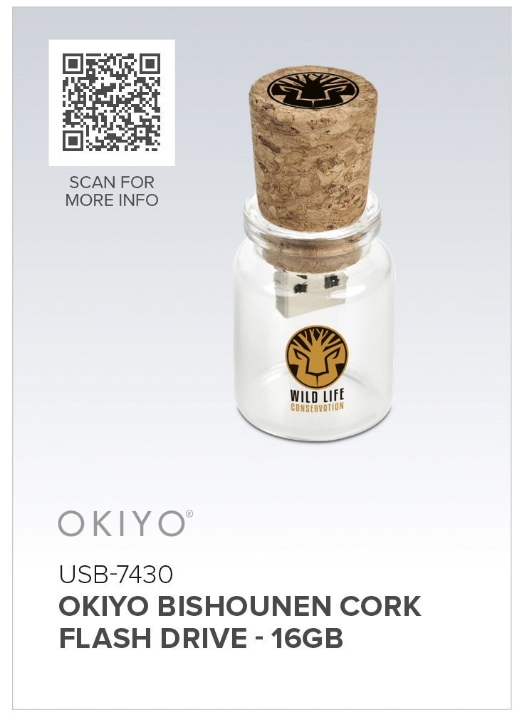 Okiyo Bishounen Cork Flash Drive - 16GB